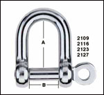 High Resistance "D" Shackles