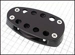 Foot Block, 4 inch(102mm) OD, Single, Alum