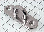 Pad Eye, Inv Cast, Oblong, 4 inch(102mm) L